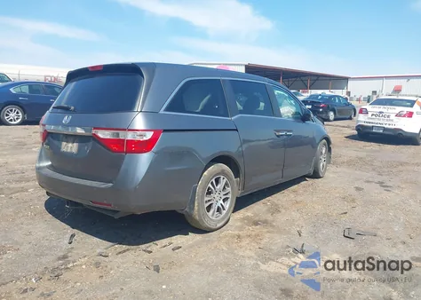 2012 Honda Odyssey Ex-L from USA, damaged, VIN 5FNRL5H68CB038974